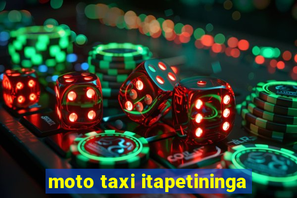 moto taxi itapetininga